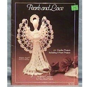 1985 Vintage Pearls & Lace Thread Crochet Pattern Book  21 Projects